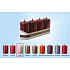 Lima Candle blank Metall rosa Zylinder 40 x 70 mm 4 Stück