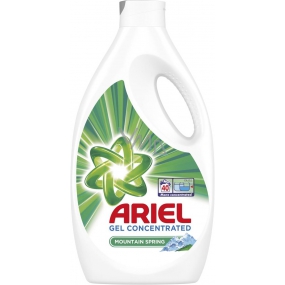 Ariel Mountain Spring Flüssigwaschgel für saubere und duftende Wäsche ohne Flecken 40 Dosen 2,2 l