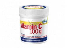 Vitar Vitamin C Pulver wirkt auf das Immunsystem, reduziert Müdigkeit, Stress, Kollagenproduktion 100 g