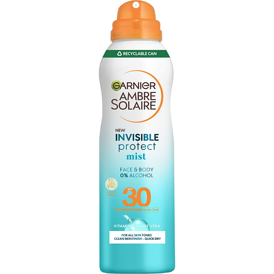 Garnier Ambre Solaire Unsichtbarer Schutz OF30 Sonnenschutznebel 200 ml