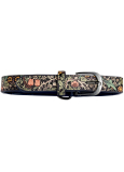 Heathcote & Ivory Canine Companion Hundehalsband klein mit Blumen 1,5 x 32 cm