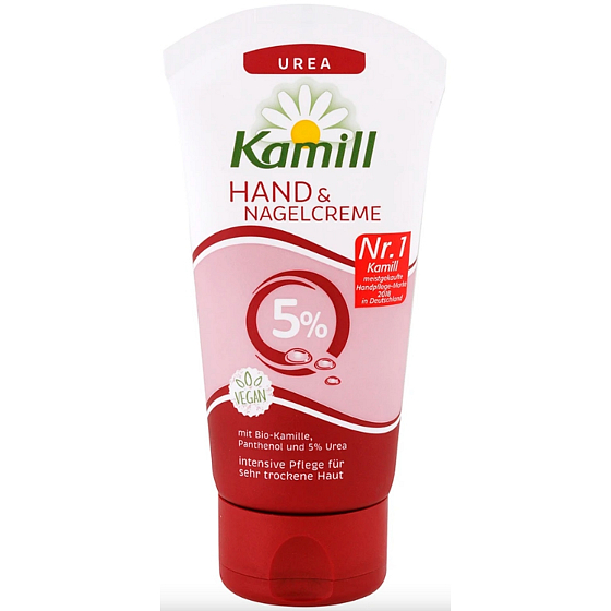 Kamill Urea 5% Vegane Hand- und Nagelcreme für sehr trockene Haut 75 ml