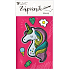 Notizbuch genäht 3D Einhorn liniert 64 Seiten 10,5 x 15 cm