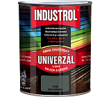 Industrol S2013 universell glänzende Oberflächenfarbe für Metall und Holz, 1100 Grau Mittel, 750 ml
