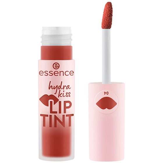 Essence Hydra Kiss Lip Tint barva na rty 04 Classy Red 4 ml