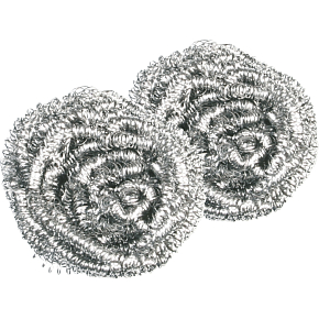 Spokar Edelstahl Drahtbürste, 2 Stück