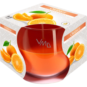 Bispol Duftkerze im Glas Orange, 100 g