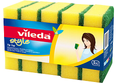 Vileda Tip Top Schwamm für Geschirr, 5 Stück