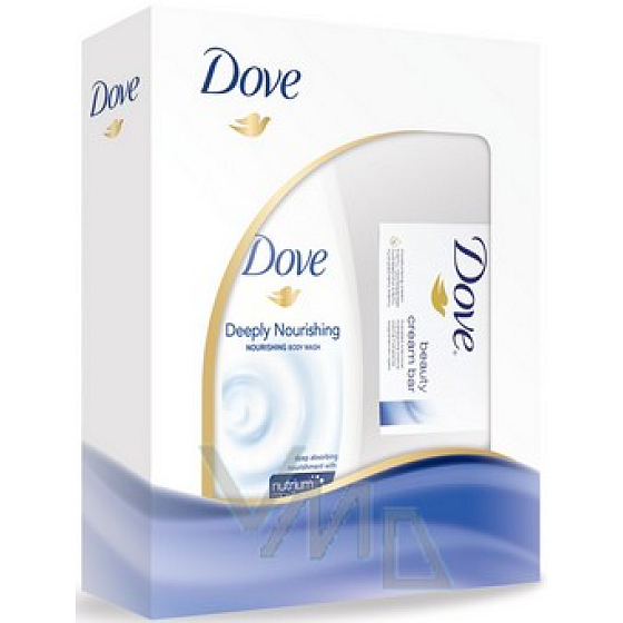 Dove Original Duschgel 250 ml + Cremetablette 100 g, Kosmetikset