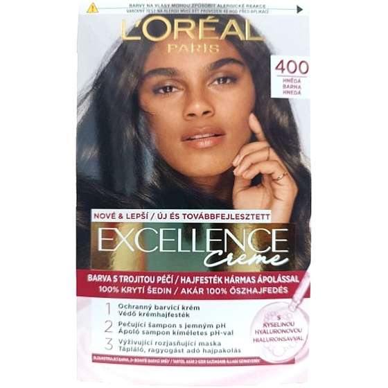 Loreal Excellence Creme Haarfarbe 400 Braun
