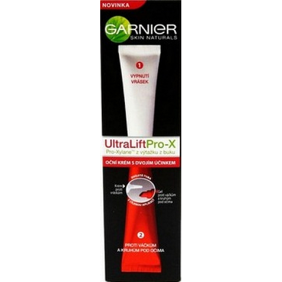 Garnier UltraLift Pro-X Augencreme mit zweifacher Wirkung 2 x 5 ml