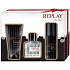 Replay Man Eau de Toilette 30 ml + Duschgel 50 ml + Deodorant Spray 50 ml, Geschenkset