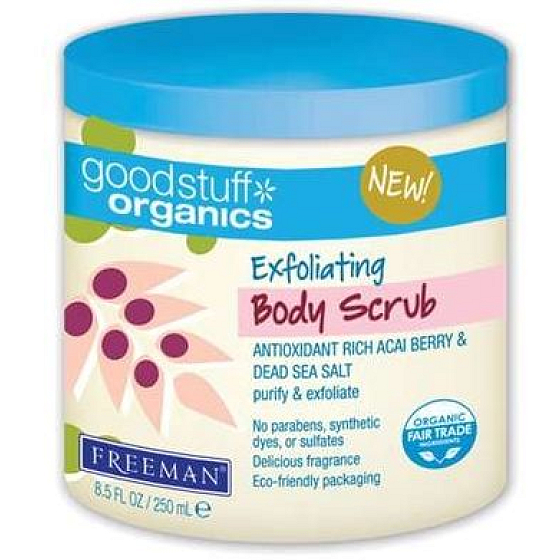 Freeman Feeling Beautiful Obst und Salz aus dem Toten Meer beleben den Körper und schälen 250 ml