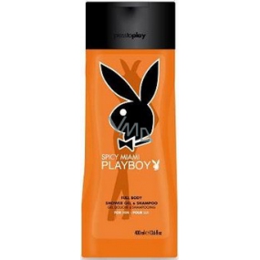 Playboy Miami Spicy Orange 2in1 Duschgel und Shampoo für Männer 250 ml