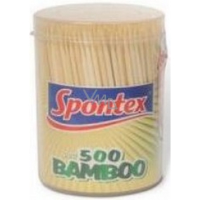 Spontex Zahnstocher Bambus 500 Stück Box
