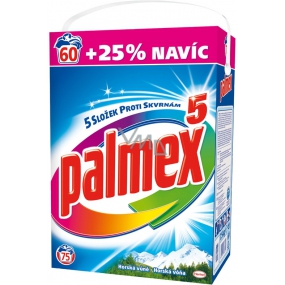 Palmex 5 Mountain Duft Waschpulver 75 Dosen 7,5 kg
