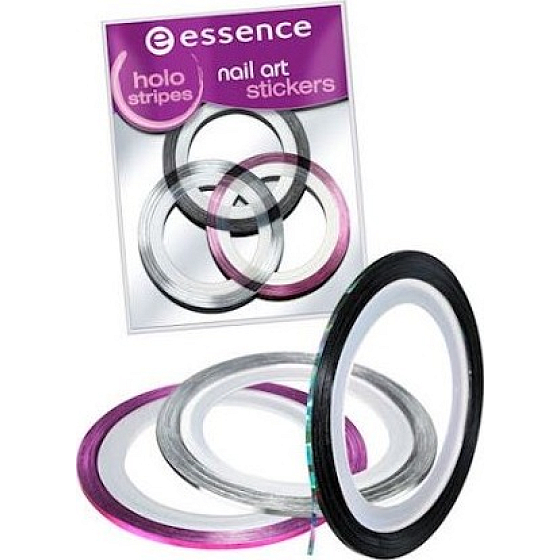 Essence Nail Art Sticker Nagelaufkleber 11 Holo Stripes 1 Blatt