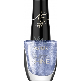 Astor Quick & Shine Nagellack Nagellack 604 Midnight Blue 8 ml