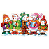 Fensterfolie ohne Kleber singen Schneemannstreifen 43 x 22 cm