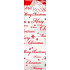 Nekupto Geschenk Papierflaschentasche 33 x 10 x 9 cm Frohe Weihnachten 553 30 ALH