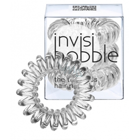 Invisibobble Crystal Clear Set Elastische Haarspirale 3 Stück