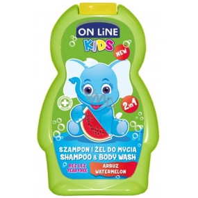 On Line Kids Melon 2in1 Duschgel und Shampoo 250 ml