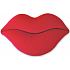 Albi Humorvolles Kissen Rote Lippen Breite 40 cm, Höhe 23 cm
