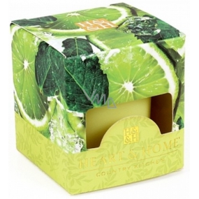 Heart & Home Citrus Geyser Soja-Duftkerze ohne Verpackung brennt bis zu 15 Stunden 53 g