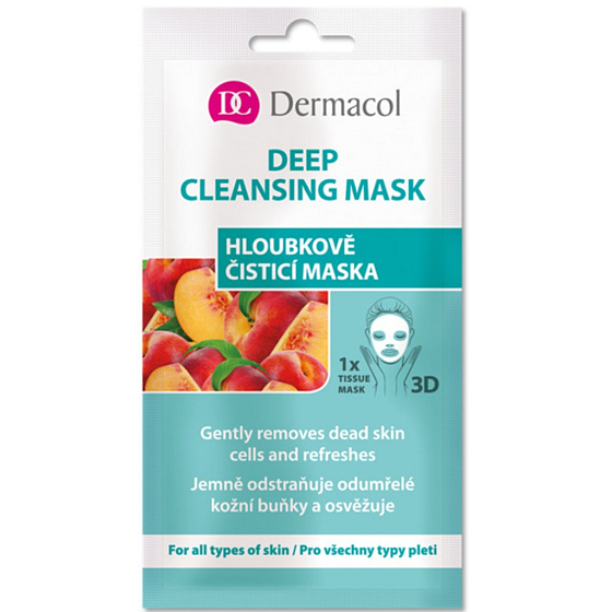 Dermacol Deep Cleansing Mask Textil 3D Tiefenreinigungsmaske 15 ml