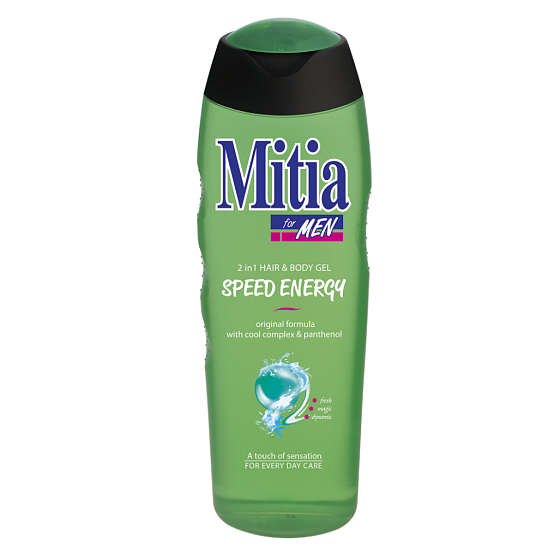 Mitia Men Speed Energy 2in1 Duschgel und Haarshampoo 750 ml
