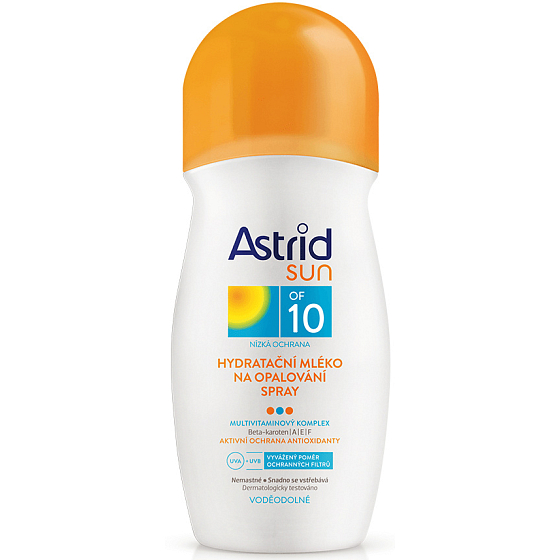 Astrid Sun OF10 Feuchtigkeits-Sonnenmilch 200 ml Spray
