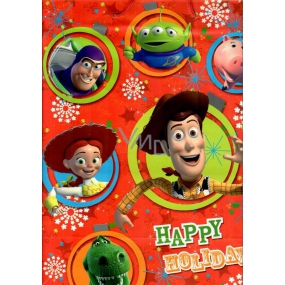 Ditipo Geschenk Papiertüte 26,4 x 12 x 32,4 cm Disney Frohe Feiertage
