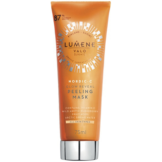 Lumene Valo Nordic-C Glow Reveal Aufhellende Peeling-Maske für alle Hauttypen 75 ml
