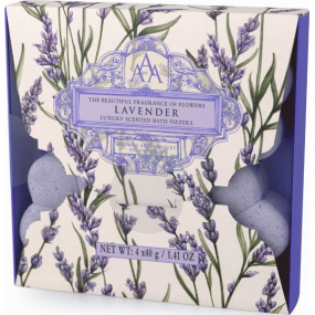 Somerset Toiletry Lavendel funkelnde Blume für Bad 4 x 40 g