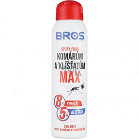 Bros Max Abwehrspray gegen Mücken und Zecken 25% DEET 90 ml
