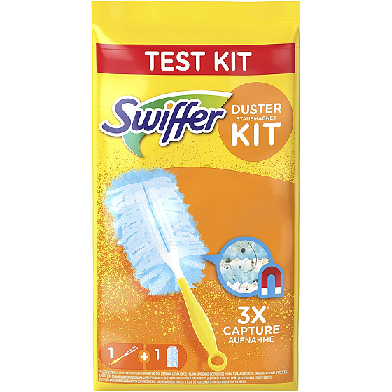 Swiffer Test Kit kleiner Stiel + Staubtuch 1 Stück, Testset