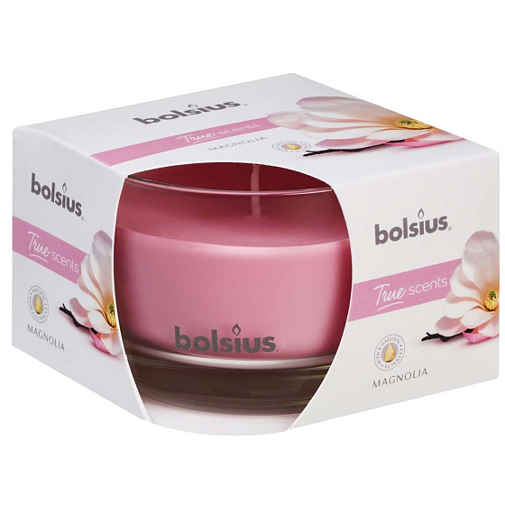 Bolsius True Scents Magnolia - Magnolia Duftkerze im Glas 90 x 63 mm