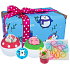 Bomb Cosmetics Crazy Christmas funkelnder ballistischer Badeball 2 x 160 g + Glycerinseife 100 g + Badeblock 50 g + Butterball, Kosmetikset