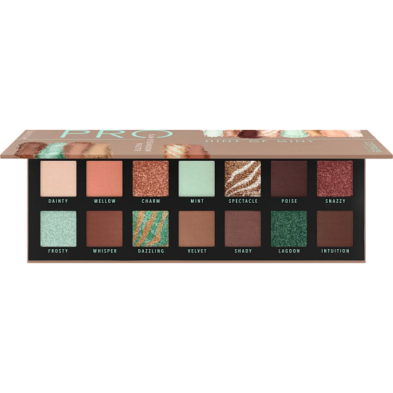 Catrice Pro Hint of Mint Slim Lidschattenpalette Lidschattenpalette 010 Aesthetic Vibes 10,6 g
