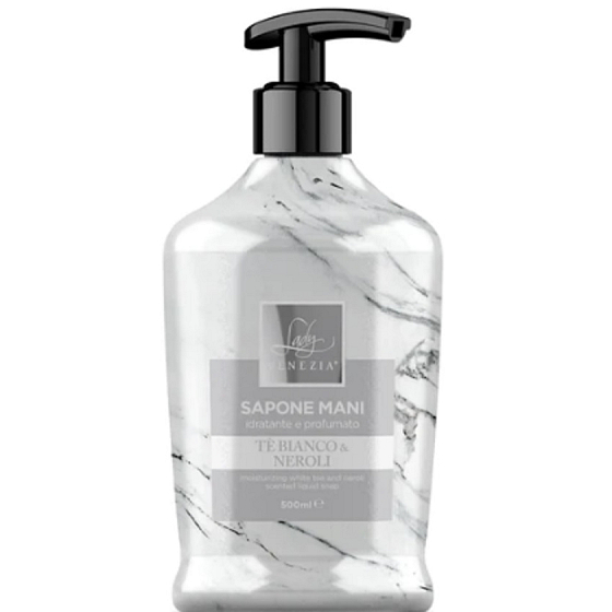 Lady Venezia Te Bianco & Neroli - Weißer Tee und Neroli Flüssigseife 500 ml Spender