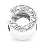Sterling Silber 925 Alphabet Buchstabe C, Perle für Armband