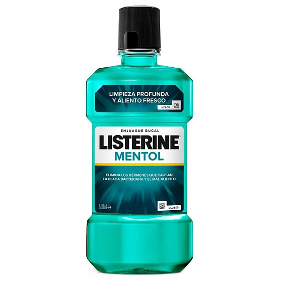 Listerine Menthol-Mundspülung mit ätherischen Ölen 500 ml