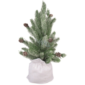 Bäumchen im Beutel mit Schneeeffekt 40 cm