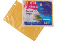 Niteola Snackbeutel, HDPE, 20 × 30 cm, Dicke 12 µ, gelb, 50 Stk