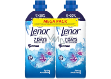 Lenor Spring Awakening koncentrovaná aviváž 2 x 59 dávek 2 x 1239 ml, duopack