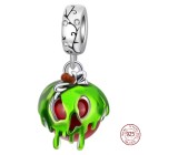 Charm Sterlingové stříbro 925 Otrávené jablko kouzelné královny, přívěsek na náramek, film
