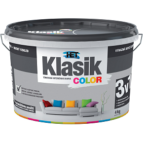 Het Klasik Color Malerfarbe, 0147 grau, 4 kg