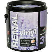 REMAL Vinyl Color mat waschbare Wandfarbe, 310 lavendel-lila, 3,2 kg