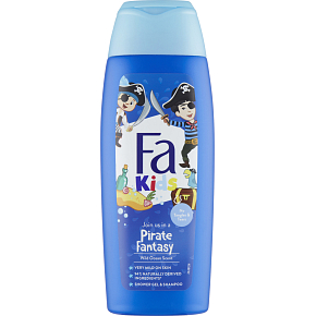 Fa Kids Wild Ocean pirát sprchový gel & šampon, 250 ml Fa Kids Wild Ocean pirát sprchový gel & šampon, 250 ml