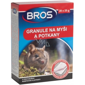 Bros. Maus- und Rattengranulat 20 x 25 g